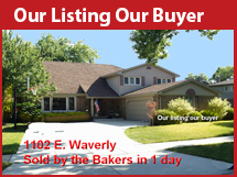 1102 E. Waverly sold by the Bakers
